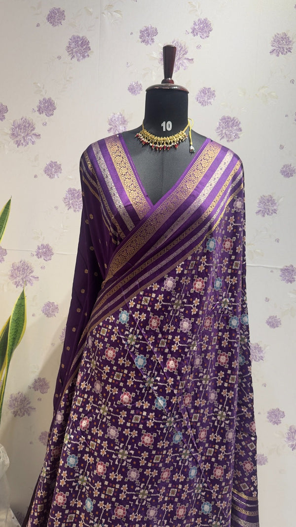 Munga patola saree