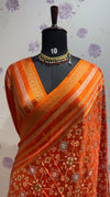 Munga patola saree Orange