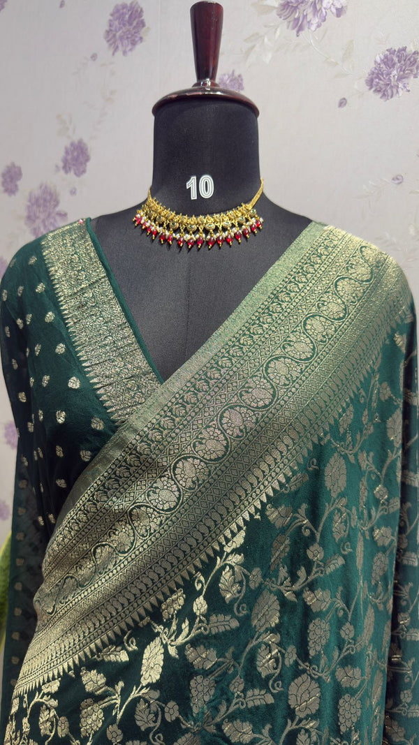 Kaddi georgett saree