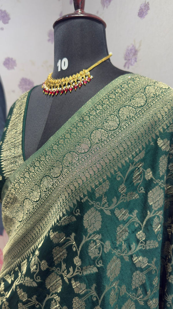 Kaddi georgett saree