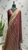 Kaddi georgett saree