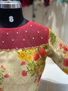 floral print designer blouse